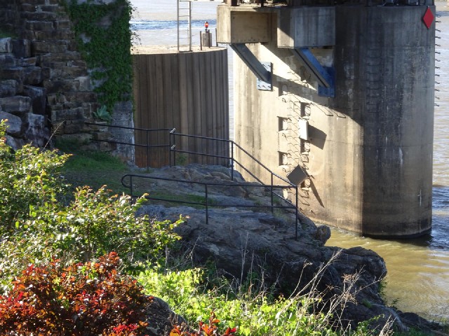 In front of the bridge is this: the little rock after which the city is named. Apparently, in 1772 F...