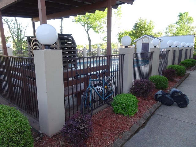 There's something strange going on with this bike. On Monday morning the back tyre was in good condi...