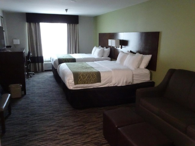 My room, looking exactly like it did when I booked it online an hour and a half ago.