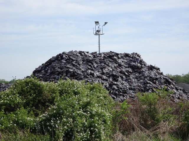 This is at the place which I thought was a power station, just along the road from the hotel. It isn...