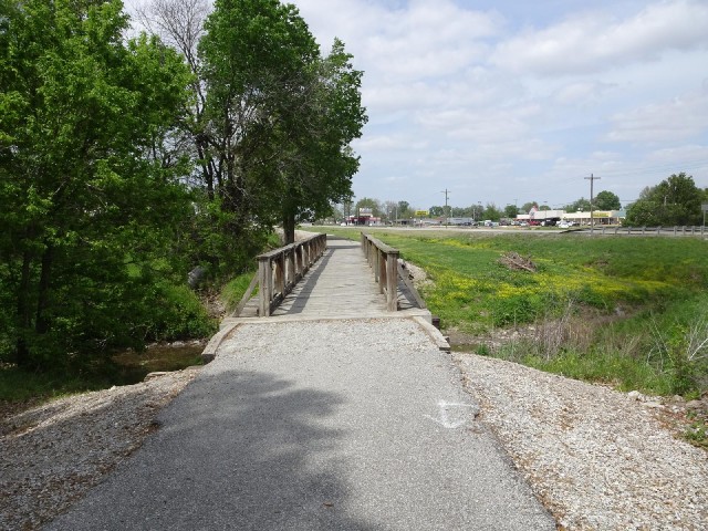 The old railway line.
