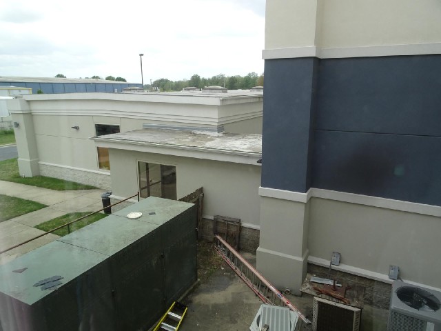 The view from my window isn't very impressive.