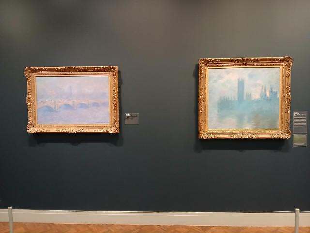 Two pictures of London by Monet.