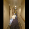 There has been some kind of leak here. Even the part of the carpet which isn't covered in towels is ...