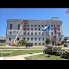 The Texas side of the Post Office is being washed. I wonder it that's to make it look good for the e...