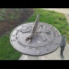It's a shame I didn't see this sundial while the Sun was still shining on it.
