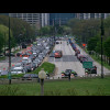 Now there's something going on on Lake Shore Drive, the road next to where the fire boat was sprayin...