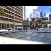 Daley Plaza, incuding fountains and a large sculpture by Picasso.