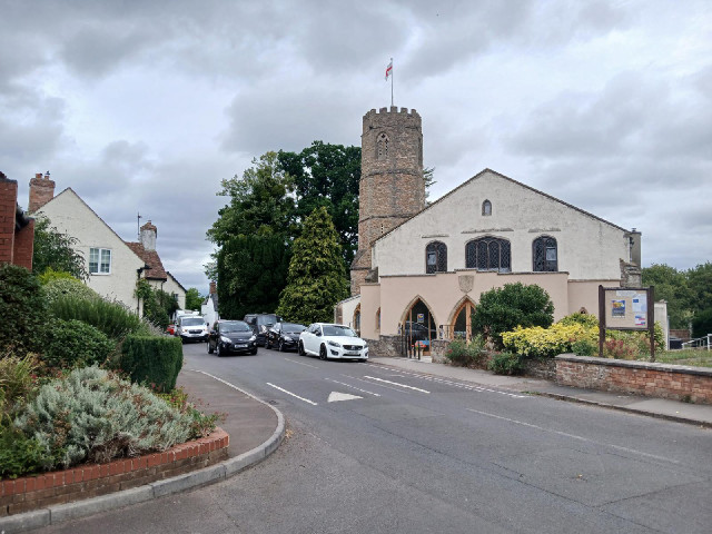 Some parts of this church are obviously older than others.