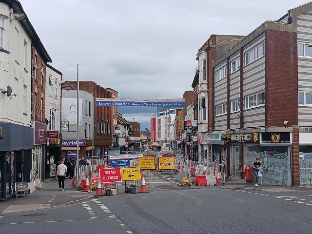 My hotel is the bright red building at the far end of the road. I thought this would be the easiest ...