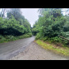I've just had a long steep descent on this road but had to keep the brakes on hard all the way.