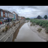 The tidal River Parrett. According to a nearby sign, it has a bore a bit like the River Severn.