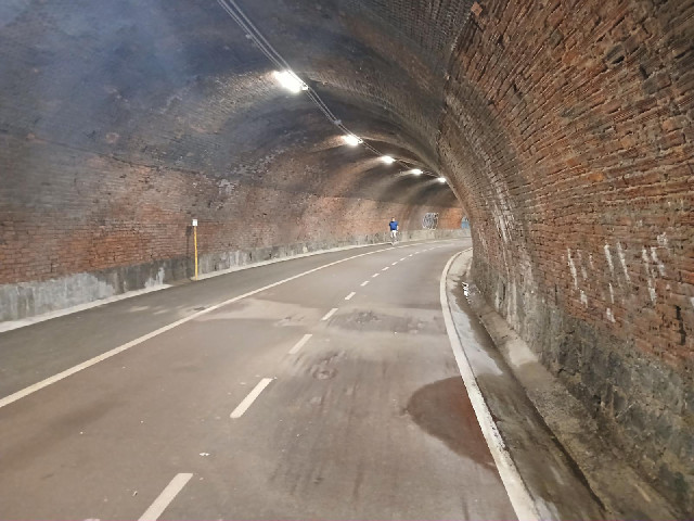Another tunnel. Again, this is just for bikes and pedestrians.