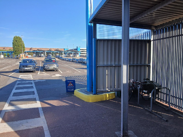 Potsmouth ferry terminal. I've been here before a couple  of times to get the boat to Caen but this ...