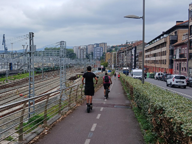 Part of the route out of San Sebasti&aacute;n.