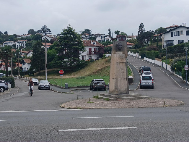 A bust of the novelist Pierre Benoit, who died in Ciboure in 1962. It's also where the composer Maur...