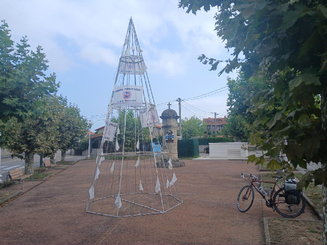 The village of Pedre&ntilde;a, which is where Seve Ballesteros actually came from. I'm not in a hurr...