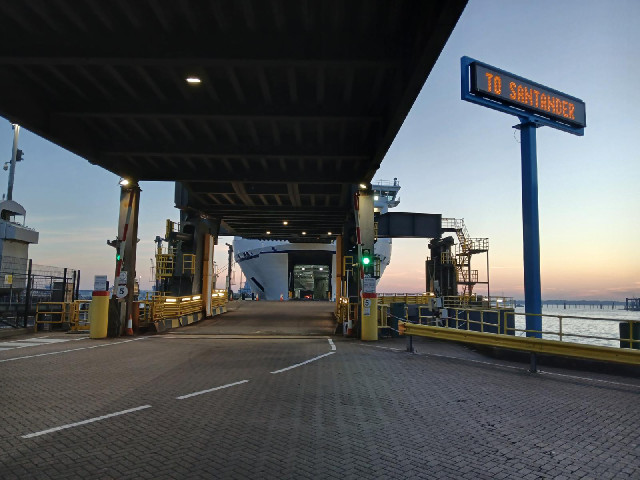 ... to Santander, a two night voyage.