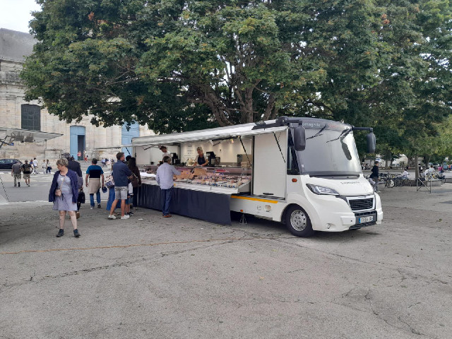 A mobile cheese shop.