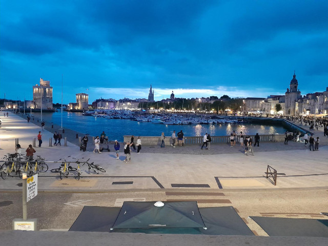 La Rochelle marina by evening...
