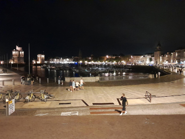 ...and by night.