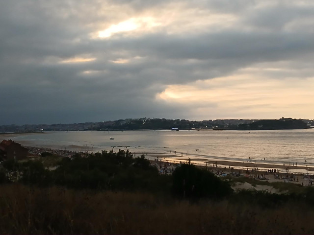 Sunlight returning.