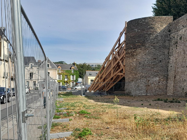 The fortifications are themselves having to be fortified.