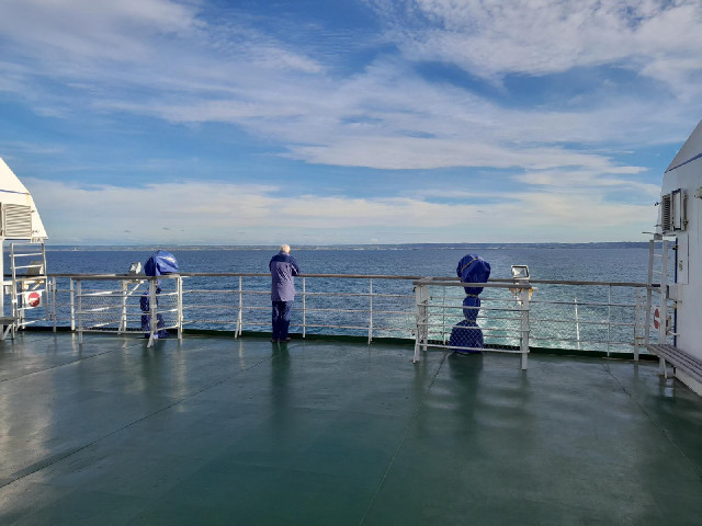 Leaving France.