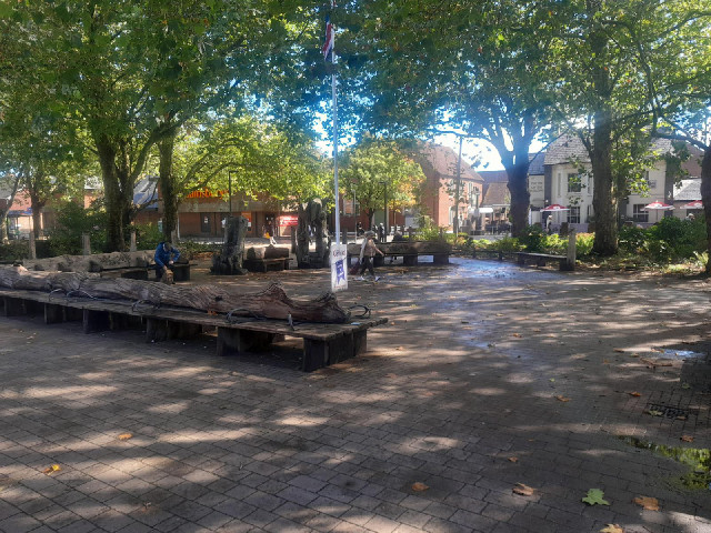 Unusual benches in Ringwood.