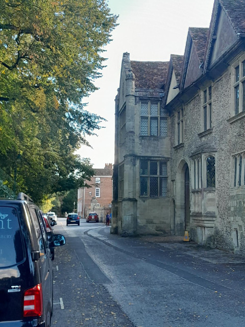 Part of the cathedral close.