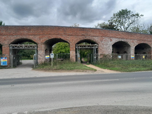 I think this bridge might at one time have carried another railway over the one which I am using. Th...