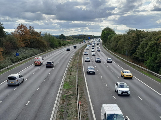 The M5 is busier than most of the French motorways that I crossed