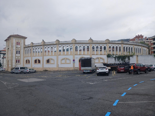 The bull ring in Castro Urdiales.