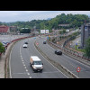 I was on that main road heading in the direction away from the camera. A sign said that I had to get...