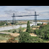 A view of the transporter bridge.