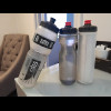 I haven't drunk much today. I've only had about a third of what was in the big bottle. The two small...