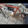 I've cleaned yesterday's dirt off the paniers and my shoes but I still need to do the rest of the bi...