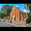 I don't know whether this is still a church or whether it's a house now but it has a place to charge...